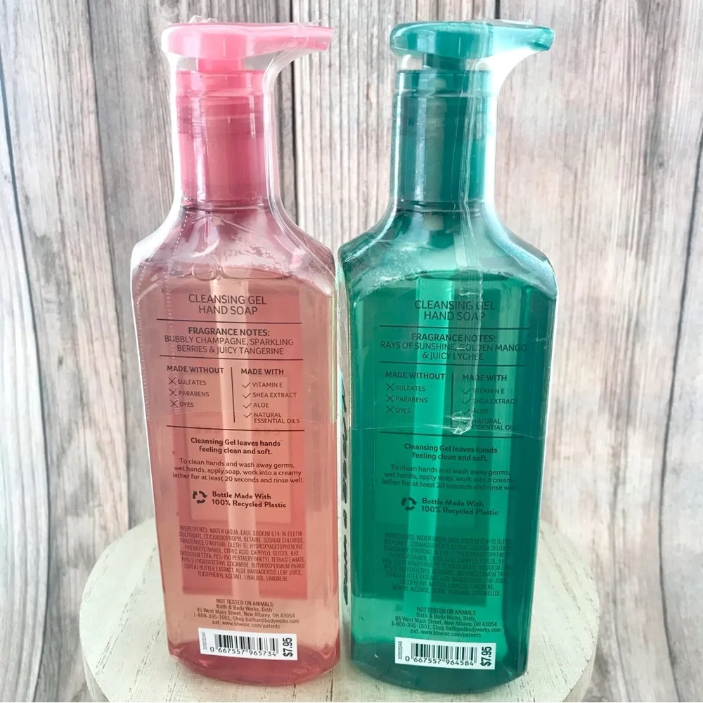🆕Champagne Toast and Radiant Sky Gel Hand Soap